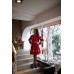 Embroidered dress "Fluffy Red"